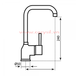 Vòi Rửa Chén Carysil G-2551